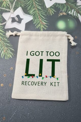 I Got Too Lit Yılbaşı Partisi Hangover Kit Kesesi