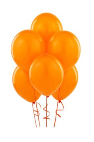 Turuncu Balon 10 Adet - 12 inc 30 cm Parti Balonu