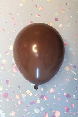 Kahverengi Balon 10 Adet - 12 inc 30 cm Parti Balonu