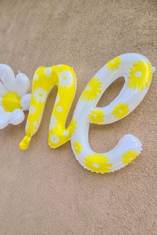 One Papatya 1 Yaş Doğum Günü Folyo Balonu Papatya Şekilli Birleşik One Balon