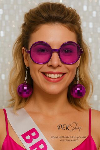 Disko Toplu MOR Gözlük Parti Bekarlığa Veda Gözlüğü Disko