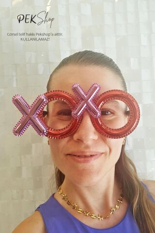Parlak Xoxo Gözlük Parti Gözlüğü Bekarlığa Veda Gözlüğü