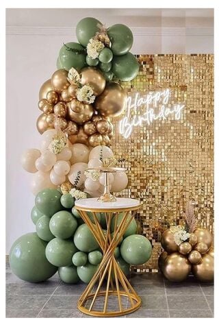 Küf Yeşili Balon 10 Adet - 12 inc 30 cm Parti Balonu