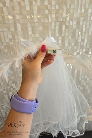 Kendinden Işıklı Gelin Duvağı Bride Parti Duvak Bride To Be Aksesuarı