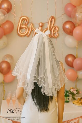 Kendinden Işıklı Gelin Duvağı Bride Parti Duvak Bride To Be Aksesuarı