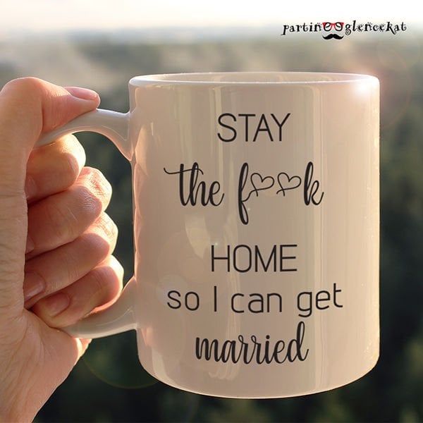 Stay Home Karantina Bride Gelin Kupası