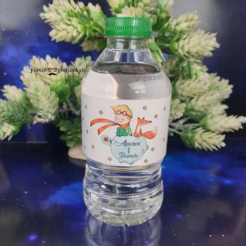 Little Prince Konsept Su Şişesi Etiketi