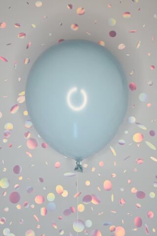 Retro Blue Glass Lateks Balon 12 inç Retro Renk Balonlar 10 lu