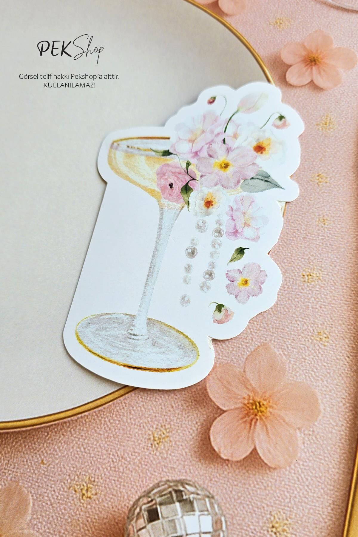 Çiçekli Bride Konsept İsim Kartı Bride Parti Masa İsimliği 12li