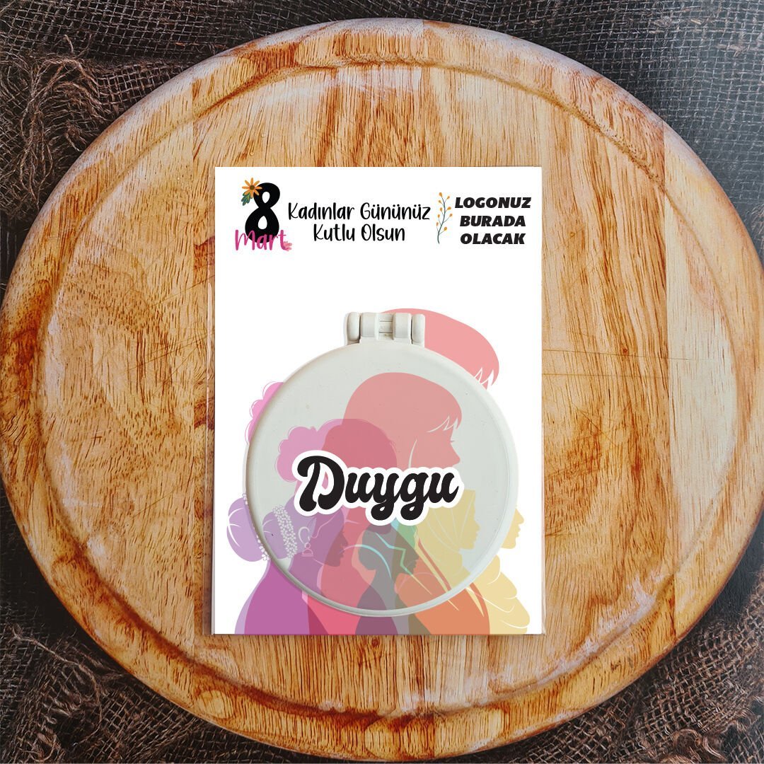 Tek Tek İsimli Renkli Kadınlar 8 Mart Hediyelik Ayna