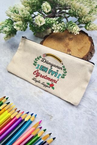 Dünyanın En İyi Öğretmeni Hediyesi İsme Özel Kalemlik