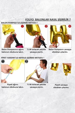 Set243 Happy Birthday Banner ve Kadeh Balonlu Gold Pembe Yetişkin Doğum Günü Balon Seti