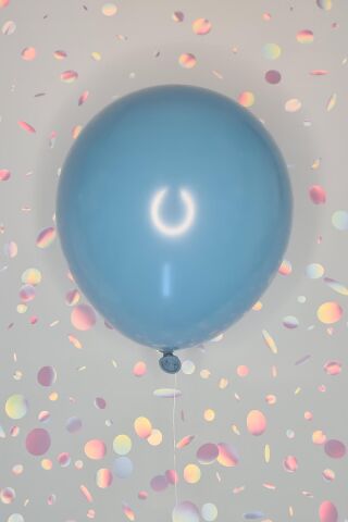 Retro Deep Blue Lateks Balon 12 inç Retro Renk Balonlar 10 lu