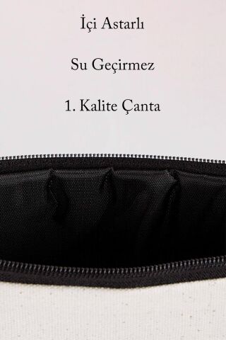 İsme Özel Teacher Vibes Öğretmene Hediye Astarlı Clutch Çanta