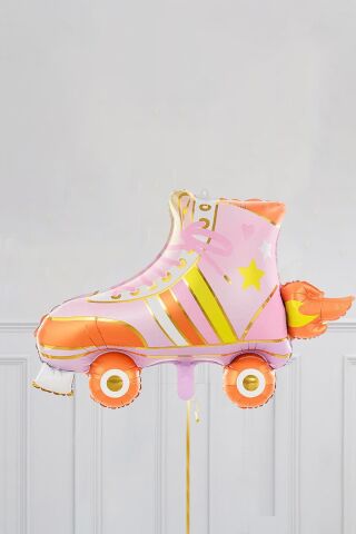 Paten Şeklinde Folyo Balon Retro 80ler 90lar Partisi Retro Folyo Balon