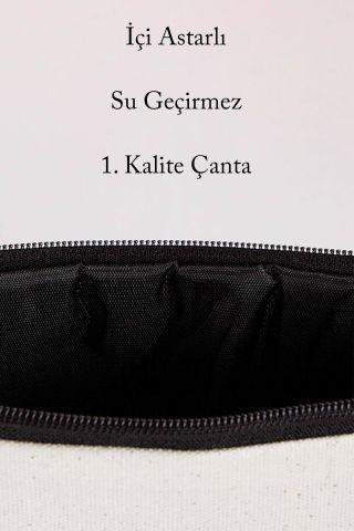 İsme Özel Öğretmenler Günü Hediyesi Astarlı Clutch Çanta Çiçek Gökkuşağı