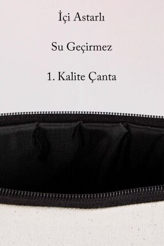 İsme Özel Öğretmenler Günü Hediyesi Astarlı Clutch Çanta Çiçekli Kalem