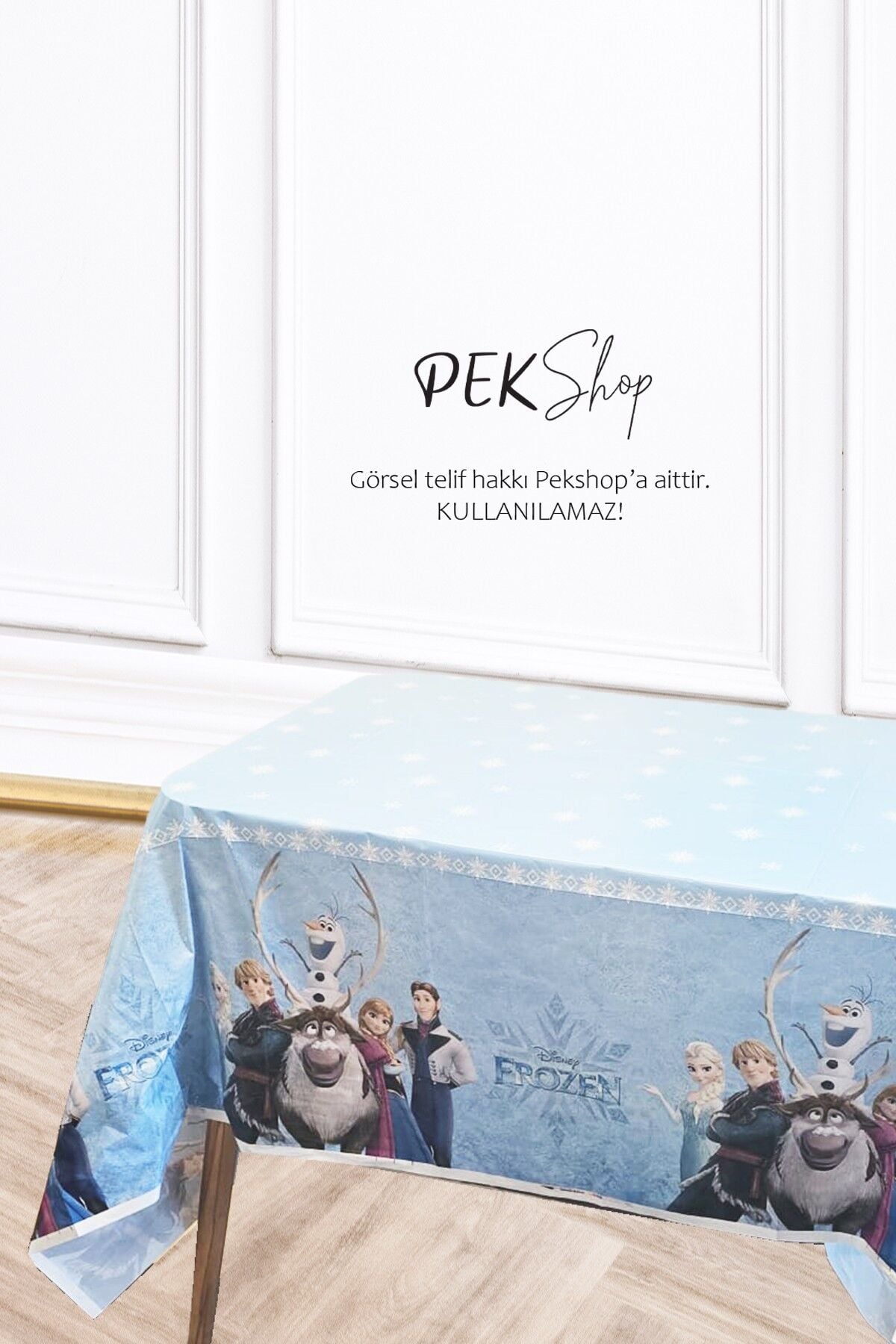 Frozen Konsept Elsa Masa Örtüsü Elsa Konsept Doğum Günü Masa Örtüsü