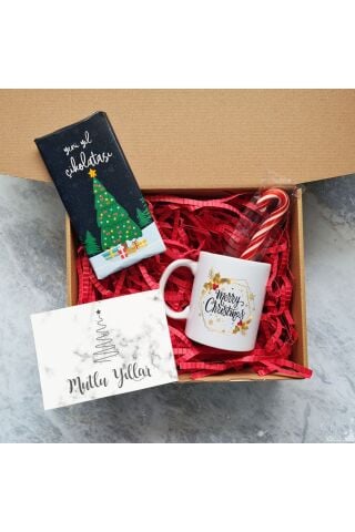 Merry Christmas Yılbaşı Hediye Kutusu