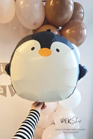 Sevimli Penguen Folyo Balon 59x54cm