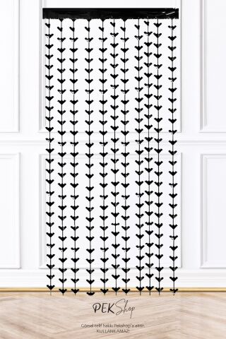 Yarasa Kapı Perdesi Cadılar Bayramı Süsü Duvar Fon Perdesi