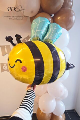 Sevimli Arı Folyo Balon 81x65 cm