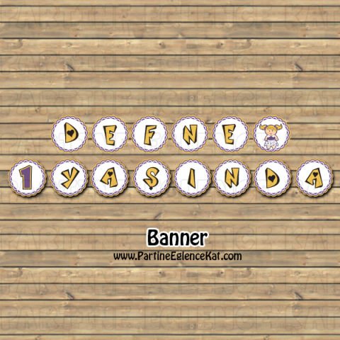 Oyuncak Bebek Konsept Banner