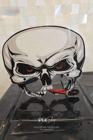 Kuru Kafa Cadılar Bayramı Gözlük Halloween Aksesuarı