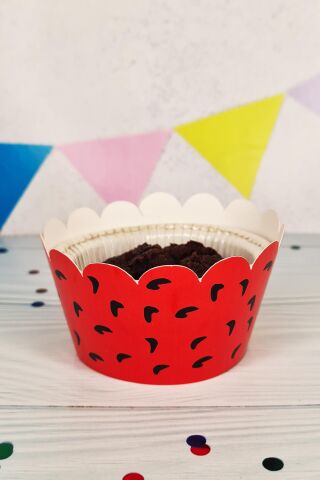 Çakıl Taş Devri Konsepti Cupcake Sargısı 10'lu