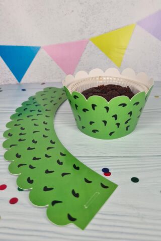 Bambam Taş Devri Konsepti Cupcake Sargısı 10'lu