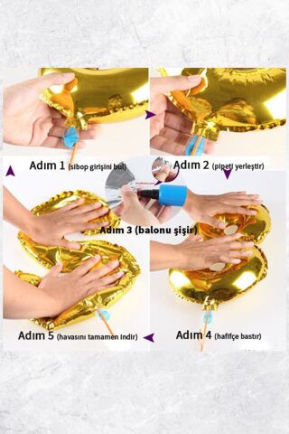 3lü Bohem Papatya Folyo Balon Seti Retro Krem Kahve Pembe Papatya Balonlar