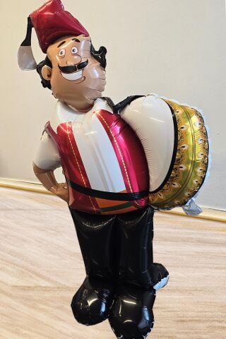 Ramazan Davulcusu Folyo Balon Ramazan Süsleme Balonu 120cm