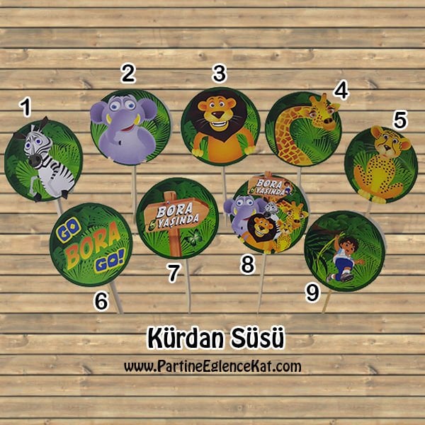 Safari Konsept Kürdan Süsü