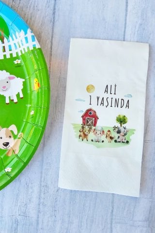 Kişiye Özel Çiftlik Konsept Peçete