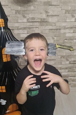 Satır Şeklinde Şaka Tacı Halloween Aksesuarları Kafaya Geçirilen Kanlı Satır Şaka Tacı Lüks 1. Kalite