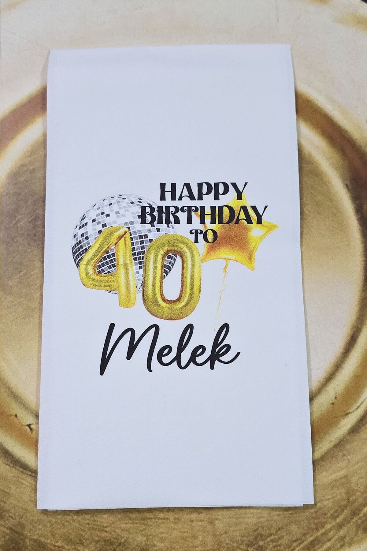 Disko Konsept Yaş Balonlu Konsept Baskılı Peçete