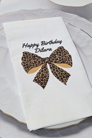 Leopar Konsept Baskılı Peçete