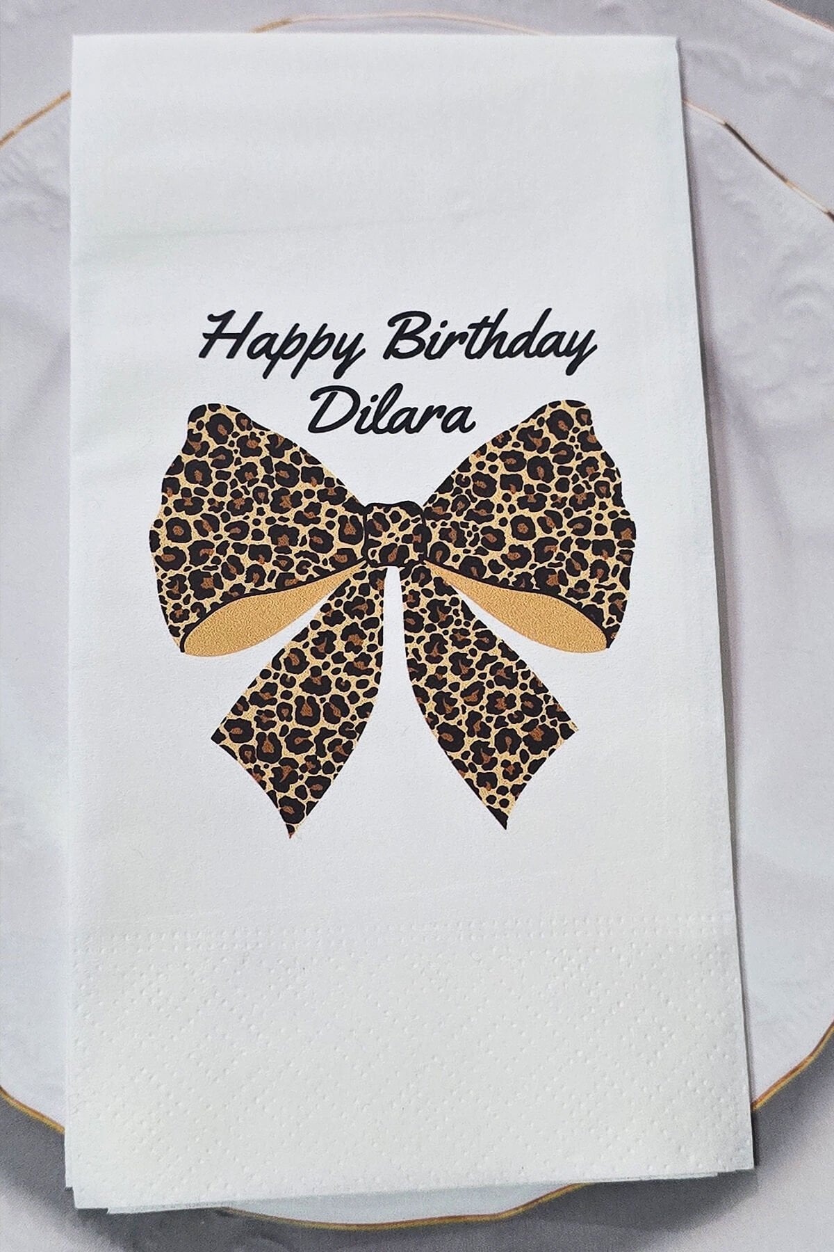 Leopar Konsept Baskılı Peçete