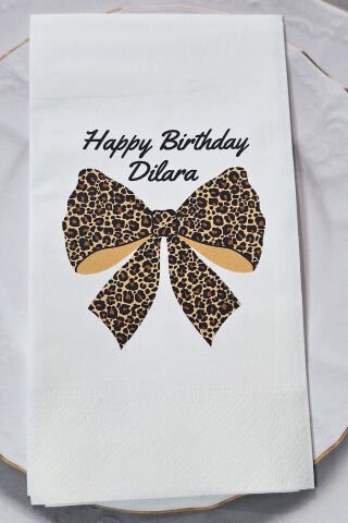 Leopar Konsept Baskılı Peçete