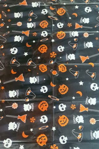 Halloween Masası Örtüsü Cadılar Bayramı Desenli Masa Örtüsü Büyük Boy 135x180cm