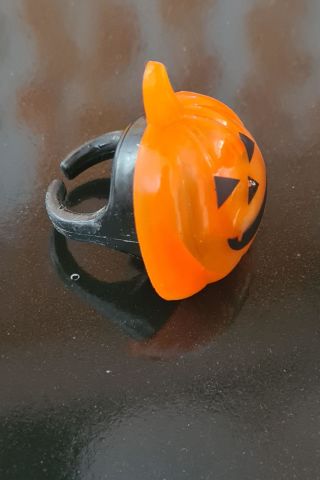 Halloween Işıklı Yüzük Bal Kabağı Şeklinde Işıklı Cadılar Bayramı Yüzüğü