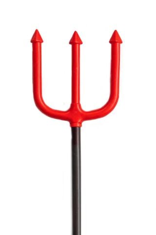 Halloween Mızrak Şeytan Mızrağı Kırmızı Cadılar Bayramı Mızrak 50 cm