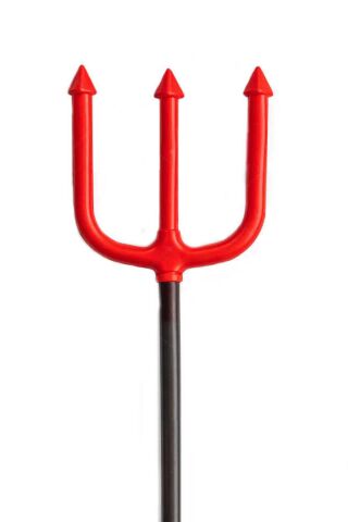 Halloween Mızrak Şeytan Mızrağı Kırmızı Cadılar Bayramı Mızrak 50 cm