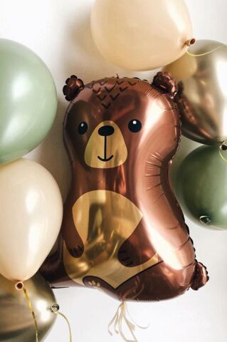 Ayıcık Folyo Balon Ayı Şekilli Balon 60cm