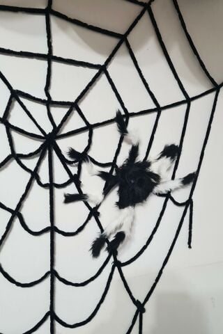 Halloween Parti Balon Süsleme Seti Örümcek Ağı ve Örümcekli Cadılar Bayramı Süsleme Seti