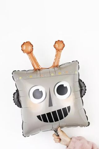 Robot Kafası Folyo Balon 66cm
