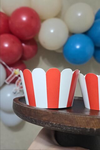 Sirk Konsept Cupcake Sargısı 10'lu