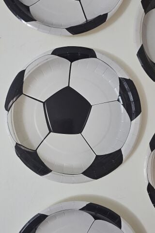 Futbol Tema Karton Tabak 8 li Paket