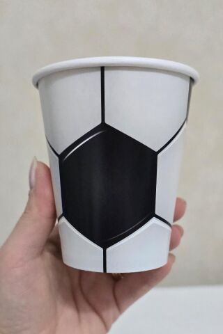 Futbol Tema Karton Bardak 8li