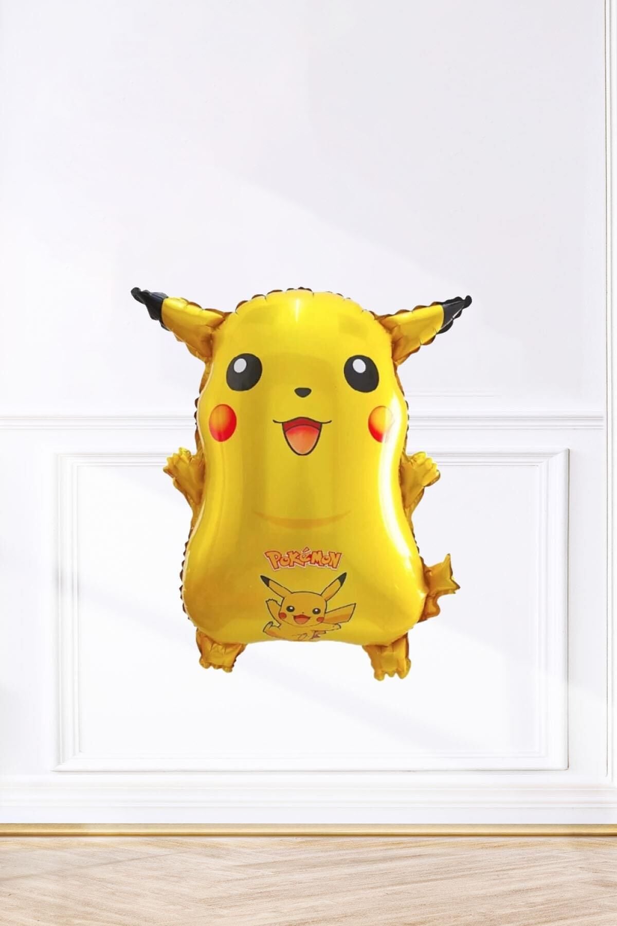 Pikachu Folyo Balon Pokemon Temalı Doğum Günü Süsleri